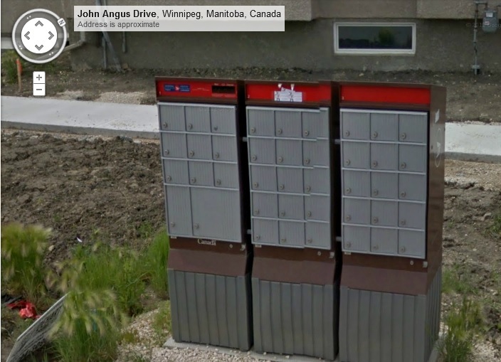 центральный почтовый ящик Виннипег comunity postbox Winnipeg
