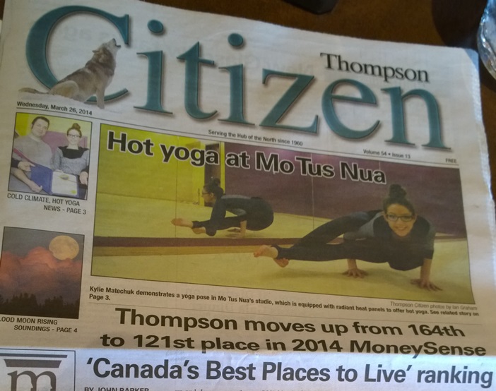 газета Томпсон Манитоба Канада. Thompson Citizen newspaper Manitoba Canada
