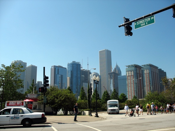 фотография Чикаго, вид на даунтаун и ещё там Черняков