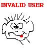 invalid user