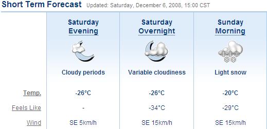погода в Виннпеге, зима в Виннипеге, Winnipeg, winter