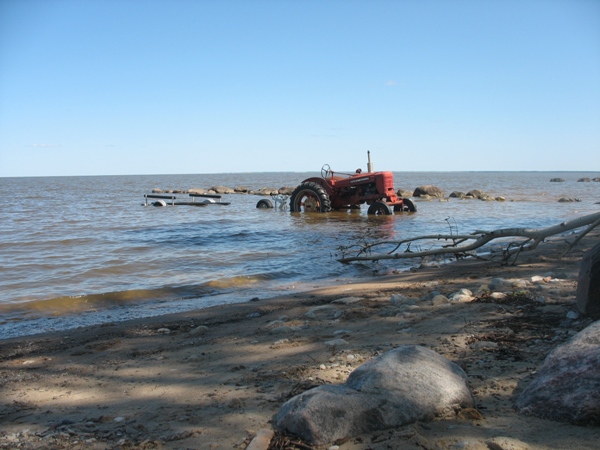 Озеро Виннипег, пляж Виктория. Lake Winnipeg, Victoria beach