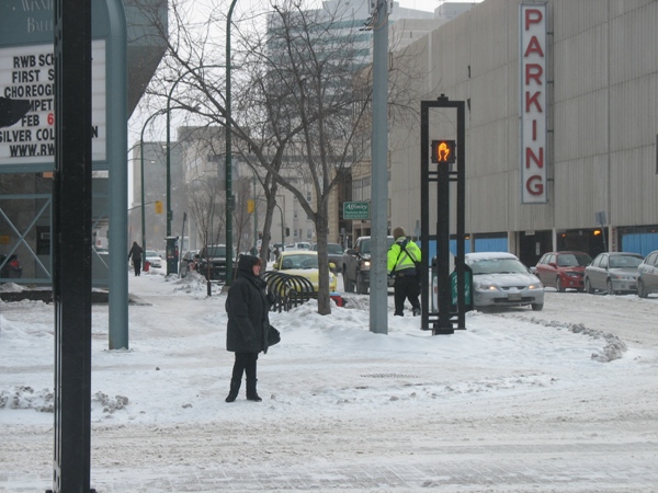 погода и зима в Виннипеге, Портаж Авеню, Portage Avenue, Winnipeg