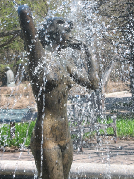 Виннипег фонтан в парке