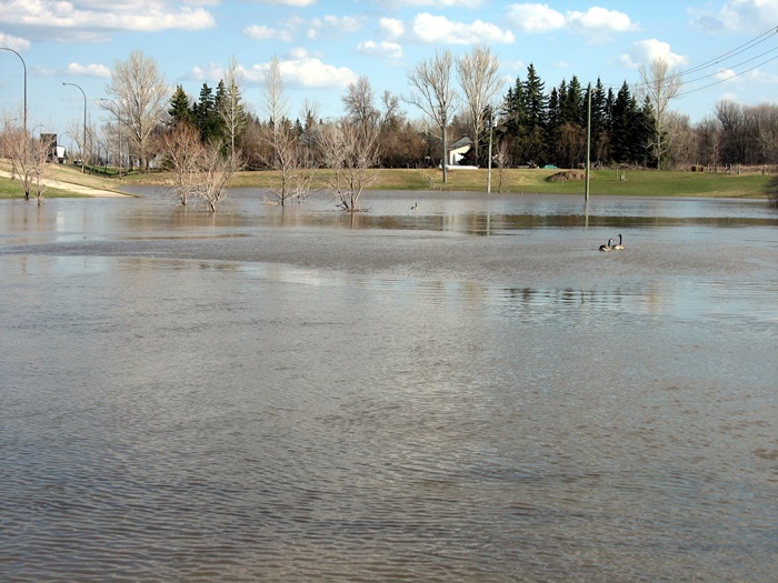 Сэйнт Норберт Виннипег наводнение St Norbert Winnipeg