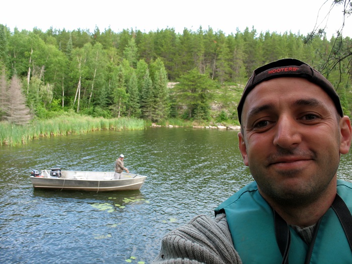 Черняков рыбалка на озере Walleye Lake Онтарио Канада Chernyakov Ontario Canada