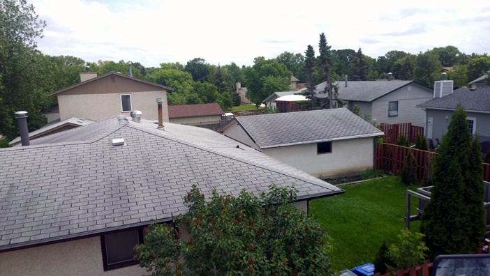 Чарльзвуд Виннипег вид с крыши Charleswood Winnipeg