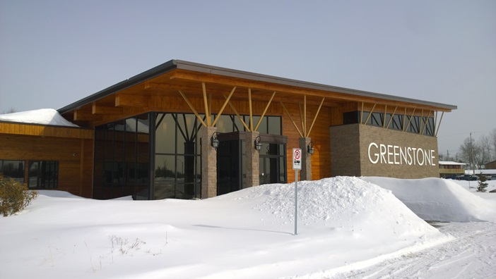 На машине по Канаде. Библиотека в Джералдтон Гринстон Онтарио. Library in Geraldton Greenstone Ontario
