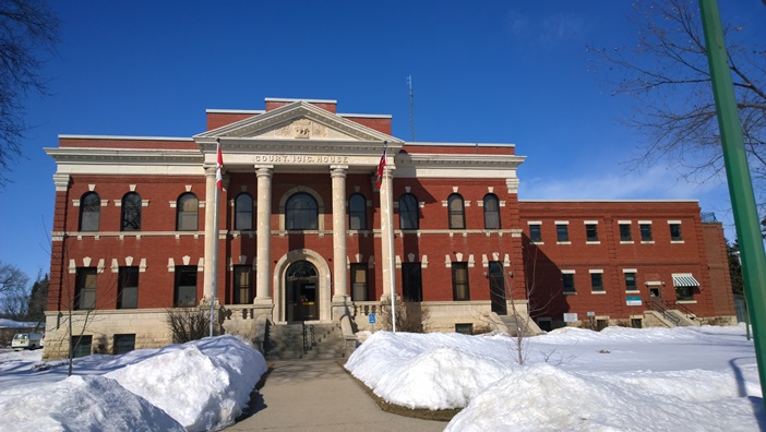 Здание суда Дофин Манитоба 1916 Court House Dauphin Town Hall Manitoba