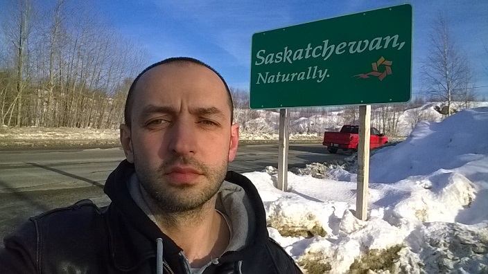 Черняков Флин Флон Манитоба Саскачеван граница Chernyakov Flin Flon Manitoba Saskatchewan border