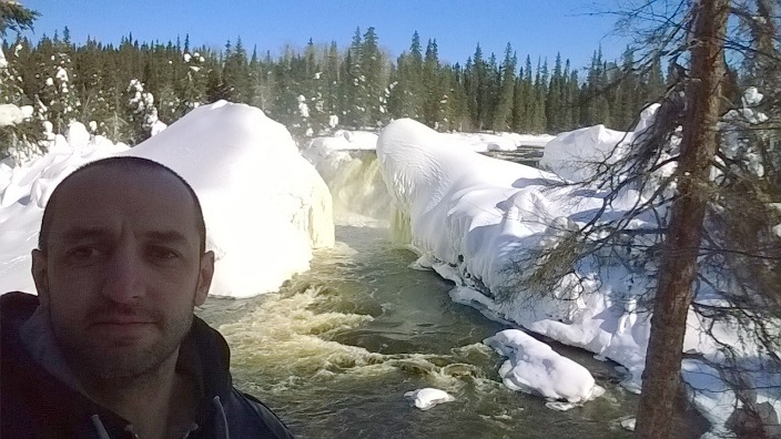 Черняков и водопады Пису Манитоба Канада Chernyakov Pisew Falls Manitoba Canada