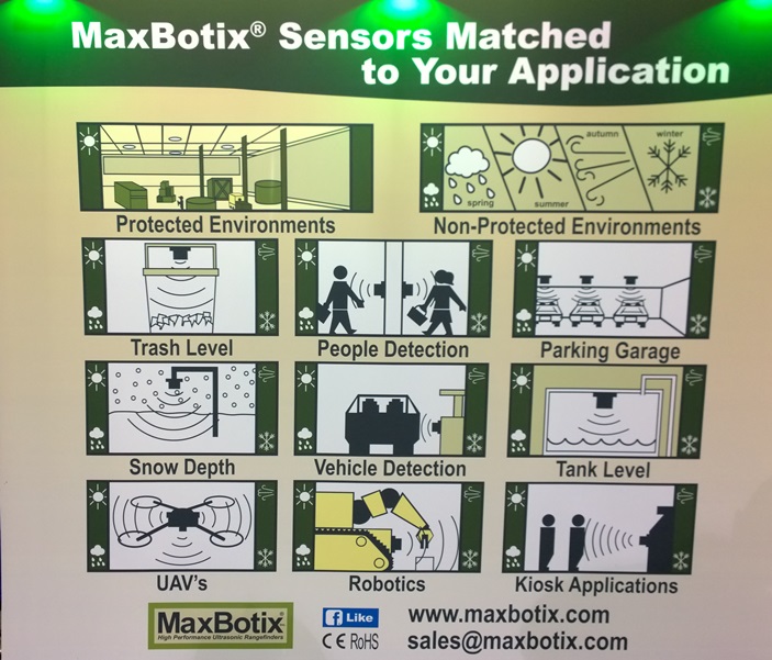 выставка конференция сенсоры MaxBotix Sensors Expo and Conference 2015 Long Beach California