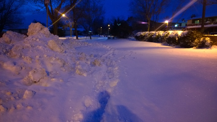 Канада Виннипег зима снег Winnipeg winter snow