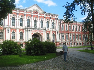Черняков и Дворец Бирона в 
Елгаве Chernyakov and The Biron Palace in Elgava Latvia