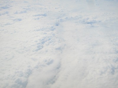 вид из окна самолёта 
view from plane window