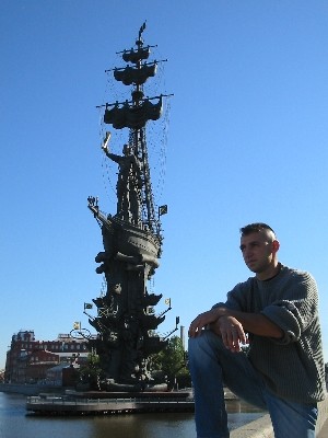 Черняков в Москве, Памятник Петру I 
Chernyakov in Moscow