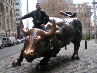 бык Нью-Йорк 
Черняков bull New York NYC Chernyakov